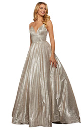 12 of 24 Sherri Hill 52960 Nude