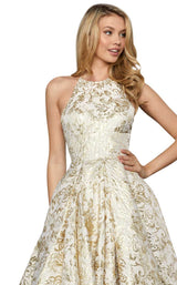 3 of 4 Sherri Hill 53253 Gold