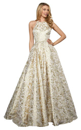 1 of 4 Sherri Hill 53253 Gold