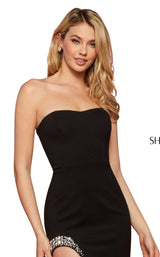 4 of 6 Sherri Hill 53332 Dress Black