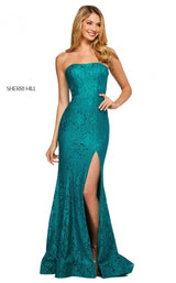 2 of 6 Sherri Hill 53358 Teal