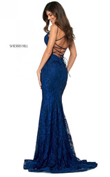 5 of 12 Sherri Hill 53364 Dress Navy