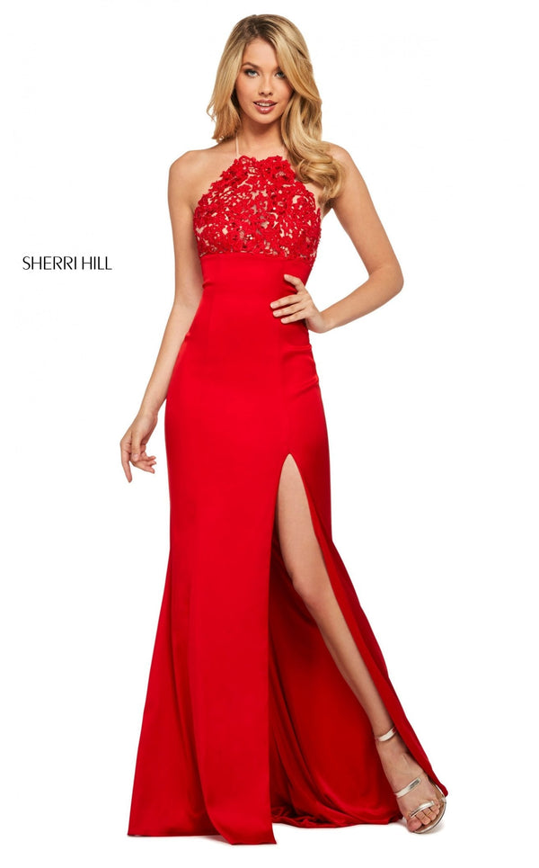 Sherri Hill 53394 Dress Red