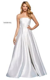 4 of 10 Sherri Hill 53421 Dress Ivory