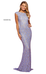 2 of 8 Sherri Hill 53446 Dress Periwinkle