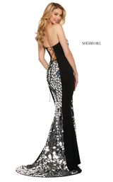Sherri Hill 53473 Dress Black-Silver