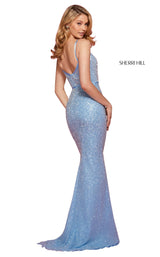 4 of 8 Sherri Hill 53493 Dress Light-Blue