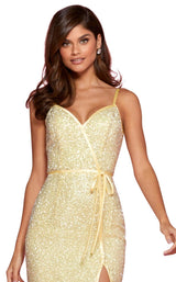 5 of 8 Sherri Hill 53493 Dress Yellow