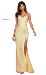 1 of 8 Sherri Hill 53493 Dress Yellow