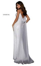 2 of 4 Sherri Hill 53496 Dress Ivory-Silver