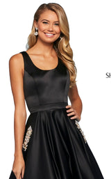 3 of 4 Sherri Hill 53512 Dress Black