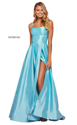 2 of 8 Sherri Hill 53531 Dress Aqua