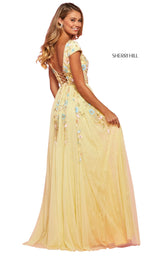 2 of 4 Sherri Hill 53555 Dress Yellow-Multi