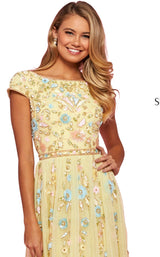 3 of 4 Sherri Hill 53555 Dress Yellow-Multi