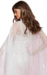 4 of 4 Sherri Hill 53611 Dress Ivory-Silver