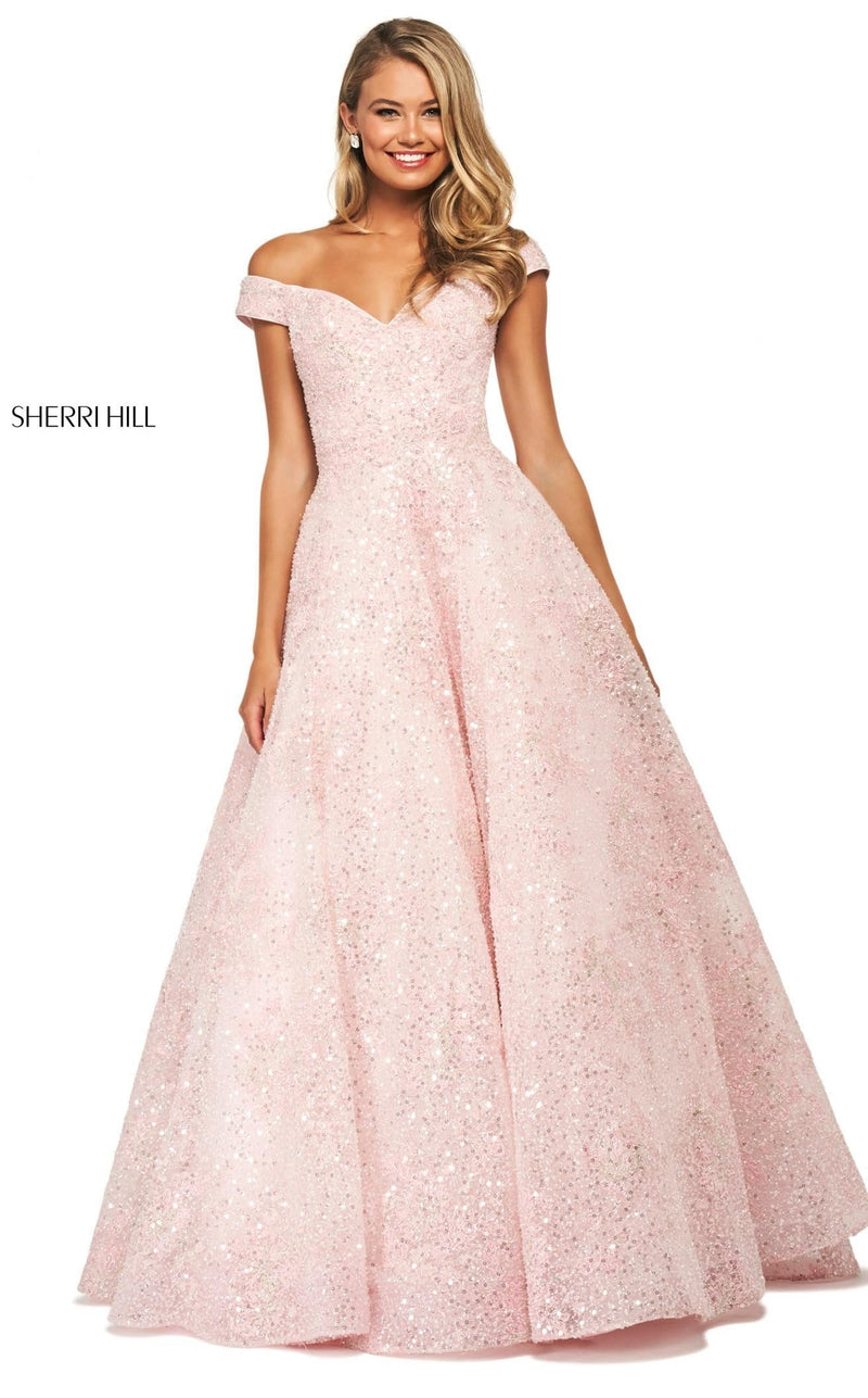 Sherri Hill 53758 Dress Blush