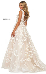 2 of 4 Sherri Hill 53770 Dress Ivory-Nude