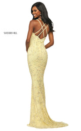 4 of 8 Sherri Hill 53788 Dress Yellow