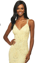 6 of 8 Sherri Hill 53788 Dress Yellow