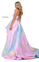 2 of 4 Sherri Hill 53821 Dress Multi-Print