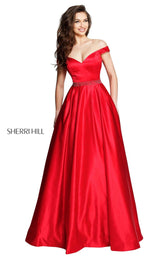 1 of 4 Sherri Hill 51124 Red