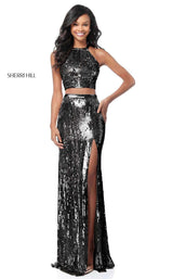 7 of 19 Sherri Hill 51662 Black
