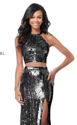 8 of 19 Sherri Hill 51662 Black