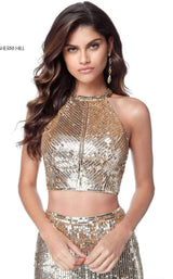 19 of 19 Sherri Hill 51662 Gold