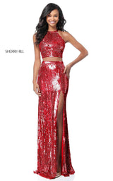 1 of 19 Sherri Hill 51662 Red