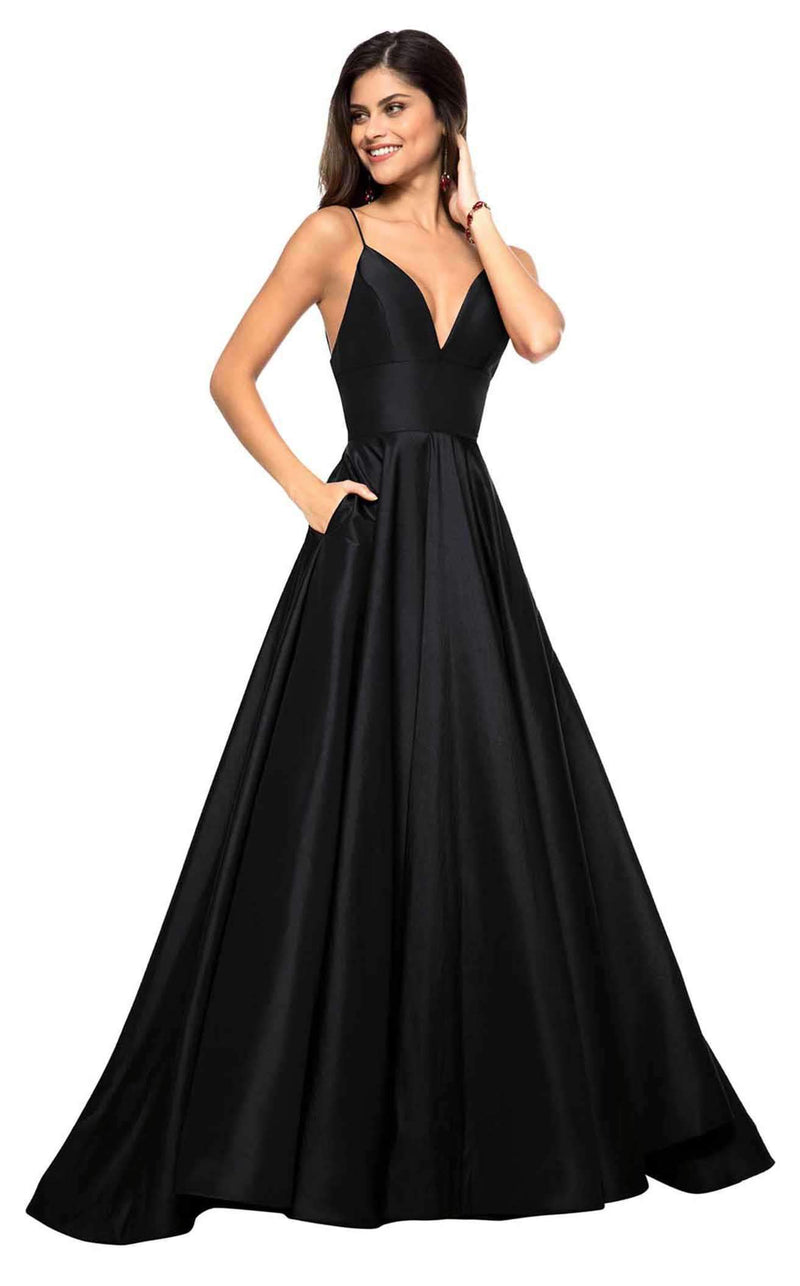 sherri hill black formal dress Sherri Hill Bow Back Prom Dress 55937 Bright Fuchsia / 6 main image 1