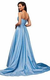 8 of 18 Sherri Hill 52245 Light Blue