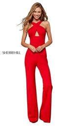 4 of 5 Sherri Hill 52346 Red