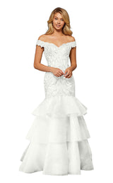1 of 12 Sherri Hill 52347 Ivory
