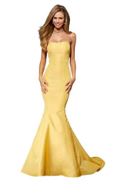 1 of 10 Sherri Hill 52390 Yellow