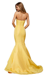 4 of 10 Sherri Hill 52390 Yellow