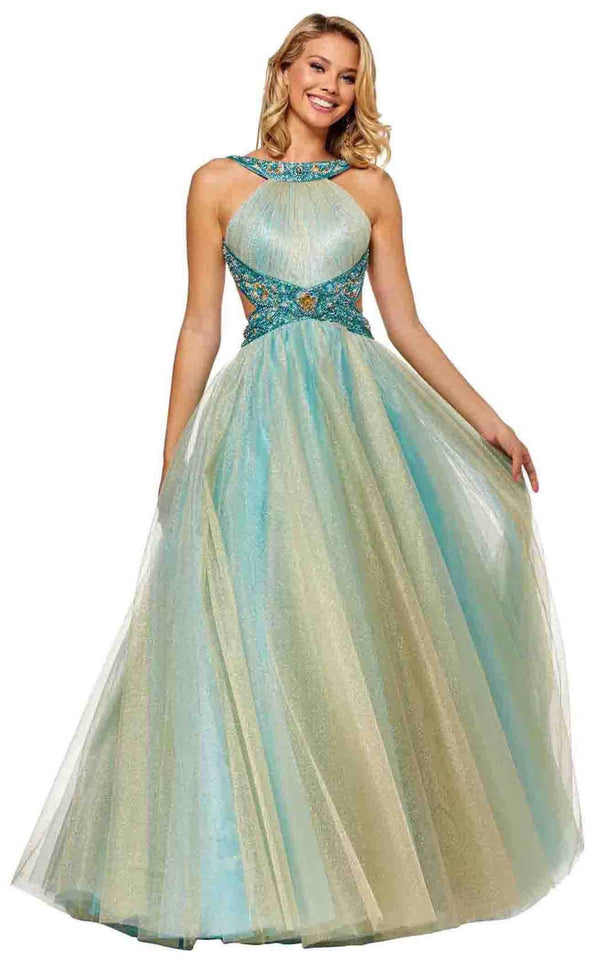 Sherri Hill 52403 Light-Blue-Gold