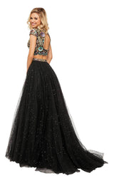 5 of 10 Sherri Hill 52435 Black Multi