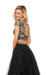 10 of 10 Sherri Hill 52435 Black Multi