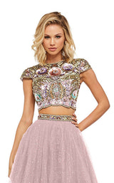 6 of 10 Sherri Hill 52435 Blush Multi