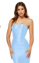 8 of 10 Sherri Hill 52485 Light Blue