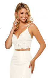 11 of 20 Sherri Hill 52493 Ivory