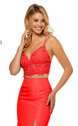 18 of 20 Sherri Hill 52493 Red