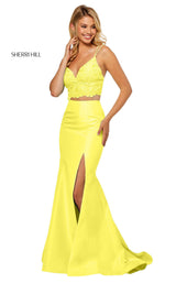 5 of 20 Sherri Hill 52493 Yellow