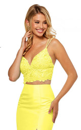 15 of 20 Sherri Hill 52493 Yellow