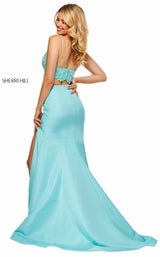 10 of 20 Sherri Hill 52493 Aqua