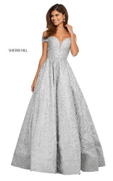 1 of 4 Sherri Hill 52507 Silver