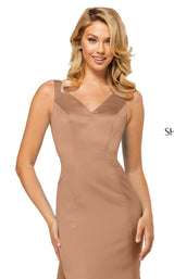 16 of 22 Sherri Hill 52540 Dark-Nude