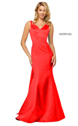7 of 22 Sherri Hill 52540 Red