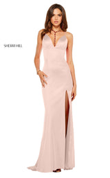 7 of 20 Sherri Hill 52548 Blush