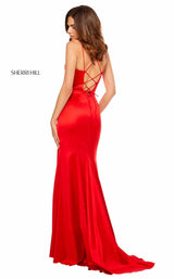 9 of 20 Sherri Hill 52548 Red